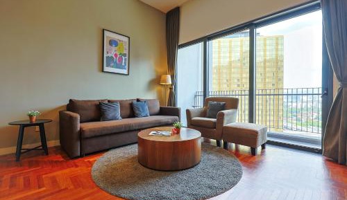 One-Bedroom Apartment with Balcony and City View