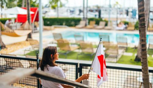 Studio with Pool View