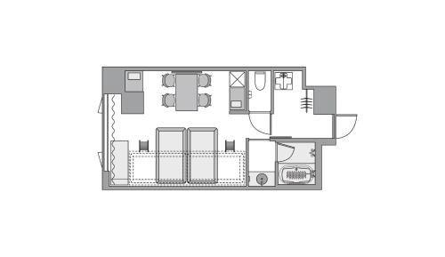 Deluxe Family 2 Bed & 2 Bunk Bed Room