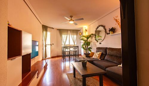 Three-Bedroom Apartment with Balcony