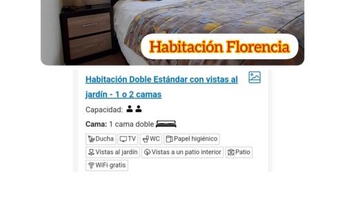 Double Room with Garden View and Shared Bathroom