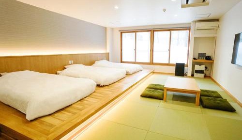 Japanese-Style Room with Tatami Area and Shared Bathroom