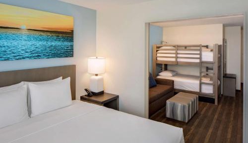 Specialty Family King Suite with Bunk Beds and Sofa Bed