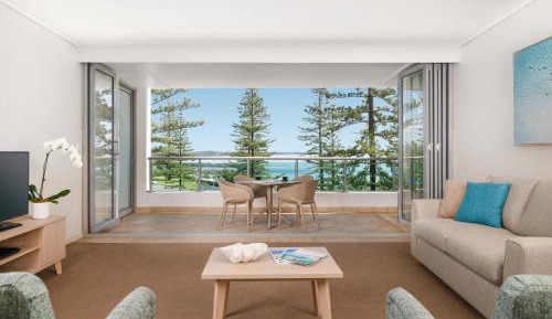 Two-bedroom ocean view apartment