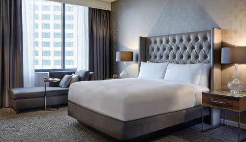 One-Bedroom Bi-Level King Suite with City View - High Floor