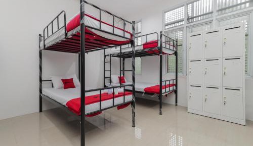 Single Bed in Female Dormitory Room
