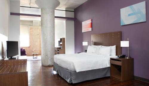 Executive King Suite with Roll-in Shower - Mobility and Hearing Accessible