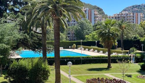 Studio with Pool View