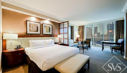 Two-Bedroom Studios PH Floor - Strip View & Balcony