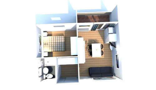 Apartment with Balcony