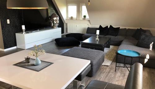 Deluxe Two-Bedroom Apartment with Garden View