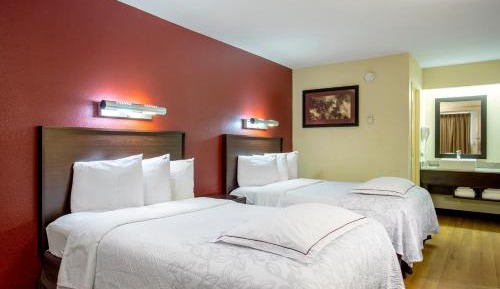 Premium Room with Two Double Beds Smoke Free (Upgraded Bedding & Snack)