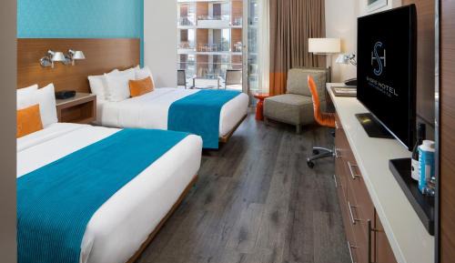 Ocean View with Two Double Beds