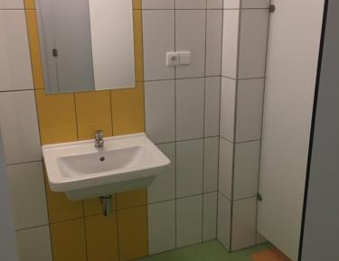 Double Bed in Dormitory Room