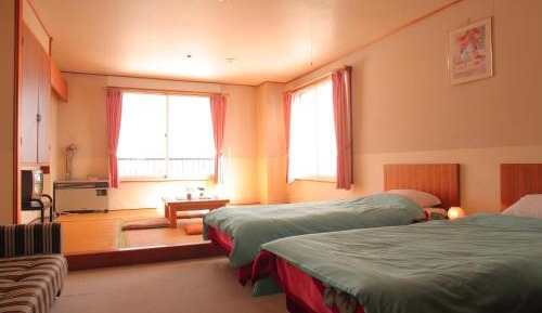 Room with Tatami Area and Shared Bathroom