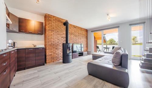 Apartment with Fireplace