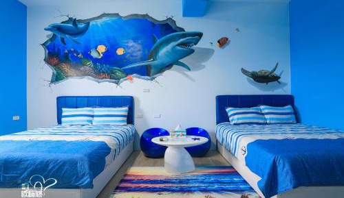 Quadruple Room with Sea View