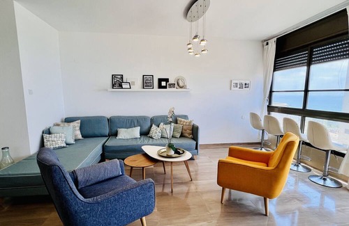 Netanya Apartment | Elegant Apt with Balcony & Sea View by FeelHome