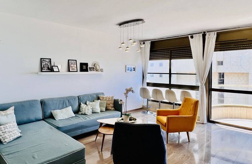 Netanya Apartment | Elegant Apt with Balcony & Sea View by FeelHome