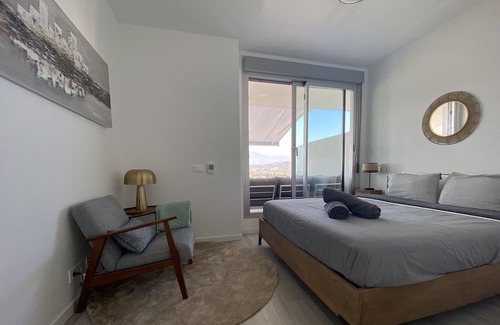 New Golden Mile Apartment | Superb NEW apartment with 3 bedrooms, Sea & Mountain views, swimming pool, WIFI