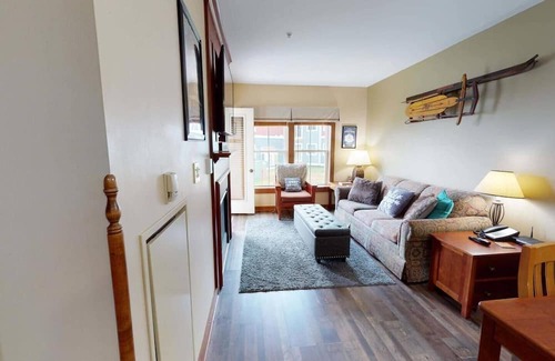 Snowshoe Condo | Cozy Allegheny Condo Bike In/out from patio