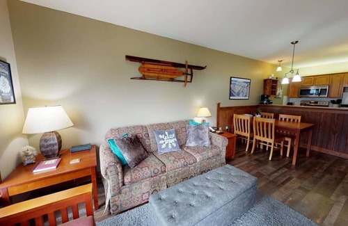 Snowshoe Condo | Cozy Allegheny Condo Bike In/out from patio