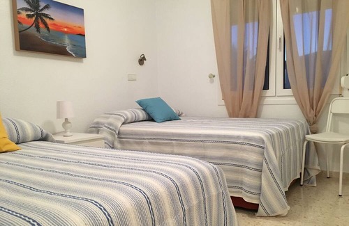 Oliva Ski Chalet | Front To The Sea Rosales. Luxurious Villa with aa, wifi and pool
