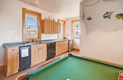 Hatteras House | On Special - Well-Equipped Semi-Oceanfront in Hatteras w/ Pool, Hot Tub, Game Ro