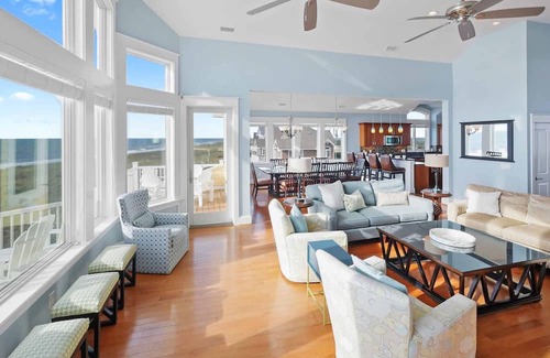 Hatteras House | On Special - Oceanfront - Pool, Hot Tub, Elevator, Game & Media Rooms, Gazebo