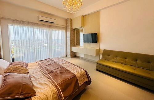 Negombo Apartment | Grand Sri Lounge studio apartment at Ocean Breeze Hotel residence Negombo.