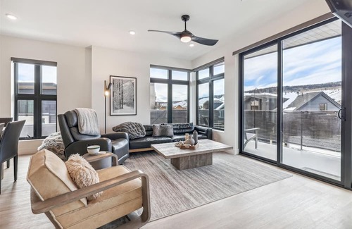 Willow Grove Condo | River West 536: Silverthorne Condo - New Listing - Private Hot Tub