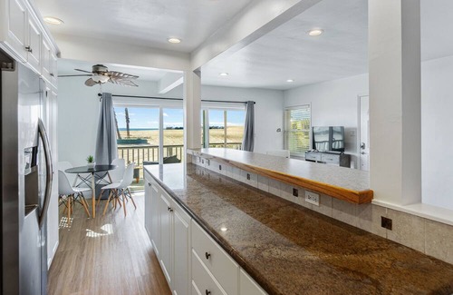 Old Towne House | Beachfront home with boogie boards and enclosed back yard