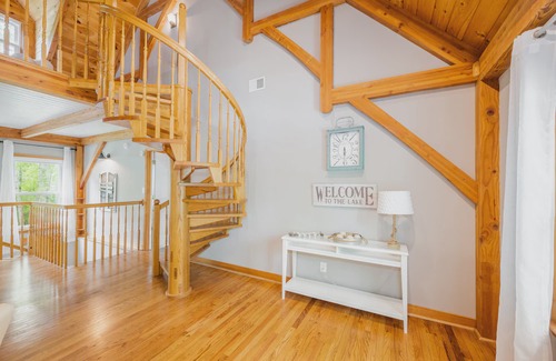 Livingston House | Beautiful and Private 6000 sqft waterfront home with private dock and hot tub!