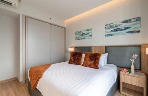 Bouvet Island Apartment | Zenity D1 3BR Pool & Gym Family Stay