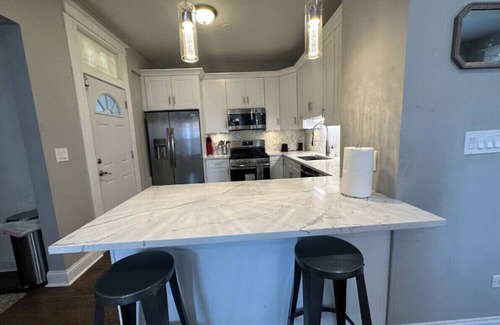 South Shore Apartment | Walk to the Lake! Grill, Fireplace, Sleeps 12