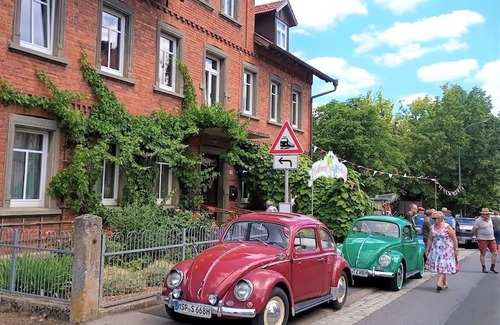 Fladungen Apartment | Apartment 'Ferienwohnung Lok Bockele, 105qm' with Shared Garden