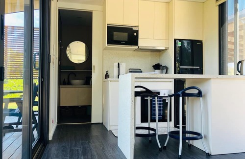 Nimbin Cabin | Stoney Chute Eco-Cabin 2: off-grid, cosy farm-stay retreat 5km from Nimbin.