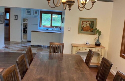Eastsound House | Dragonfly Pond house is a rustic, spacious, light-filled vacation rental home on Orcas Island with high ceilings overlooking a tranquil pond. Clean & comfy. Located in 7 acres of forest, it's peaceful and secluded. Close to town and the ferry.