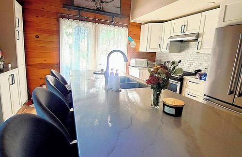Dysart et al Ski Chalet | Romantic Retreat with King Suite, Luxurious Chalet Surrounded by Towering Maples