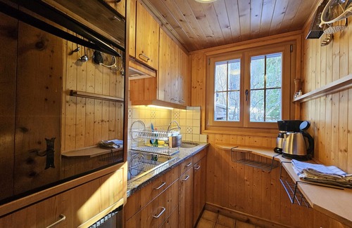 Saas-Fee Ski Chalet | Charming chalet Le Camee right next to the sports field