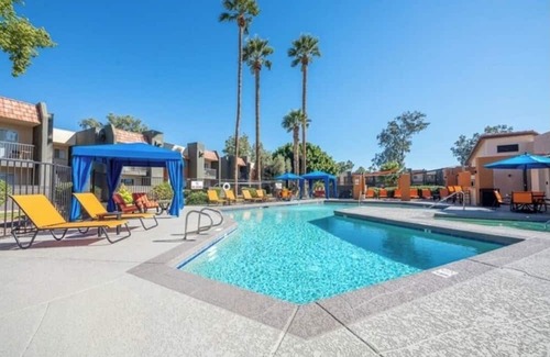 Mesa Apartment | Sleek Escape - Near Hospitals/Airport - Workspace
