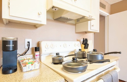 Mesa Apartment | Sleek Escape - Near Hospitals/Airport - Workspace
