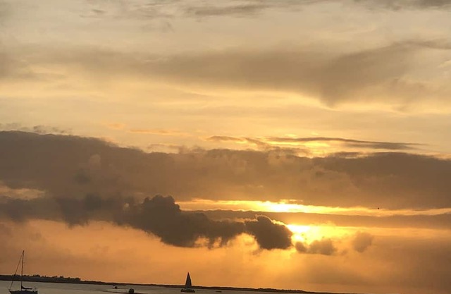 Winter sunsets in sunny Key Largo, Florida.