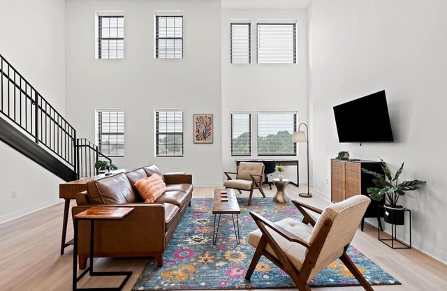 The Lockwood Loft | Modern 2BR Townhome w/Garage + Balcony