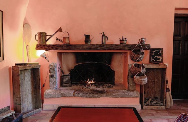 East Fireplace - Suite with Fireplace