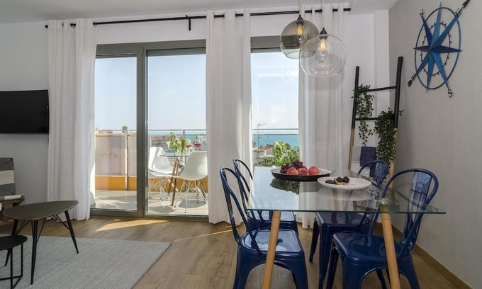 Sitges Apartment | Sitges Spaces Sea View Oasis- 1 Bedroom/1 Bath/Terraces/Sea Views- Sleeps 4