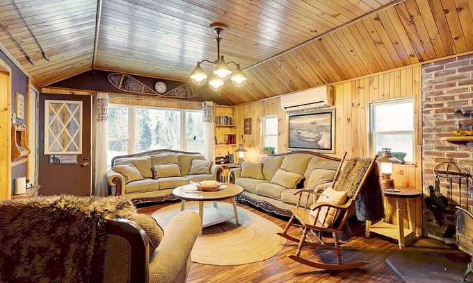 Juniper Cabin | Nordic Spa, Woodstove, Waterfront, Cabin 1