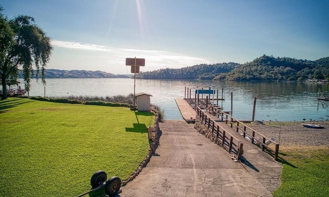 Kelseyville House | Stay on the Lake! Private Boat Launch and boat slip Three Bedroom One bathroom