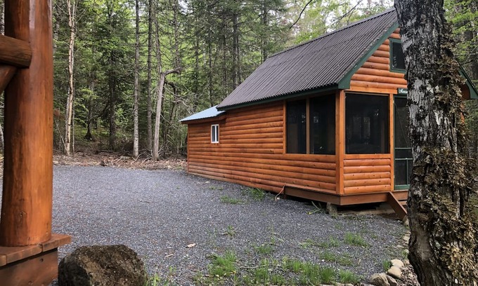 Masardis Cabin | Nice little log style cabin located on the aroostook river