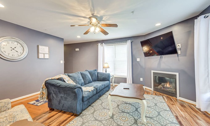 Annapolis Apartment | Cozy Maryland Getaway w/ Fireplace, Near Boating!
